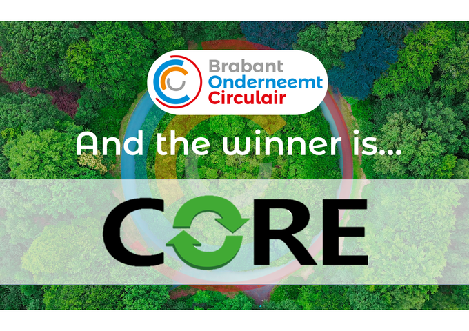 CORE Titan van Team CORE wint Brabantse Circulaire Innovatie Top 20