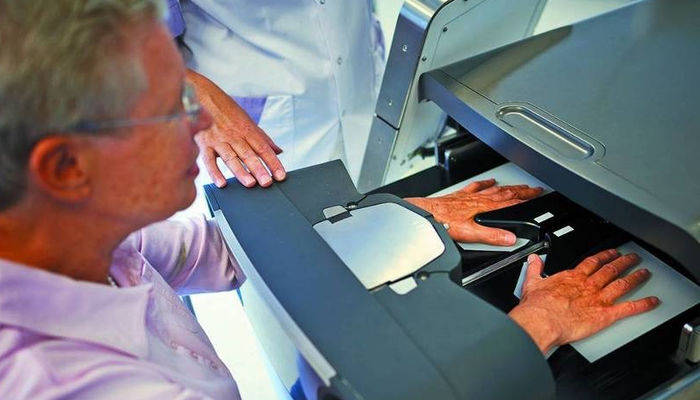 Handscan meet ontstekingen bij reumatoïde artritis
