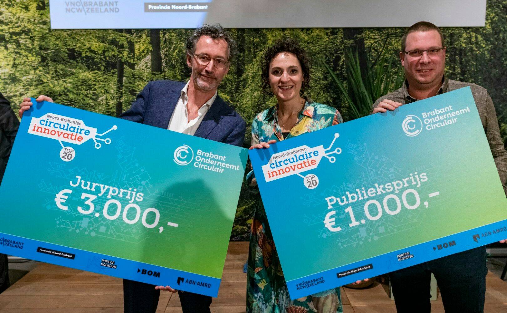 Refurb Battery Productions en Knaapen Groep winnaars Brabantse Circulaire Innovatie Top 20